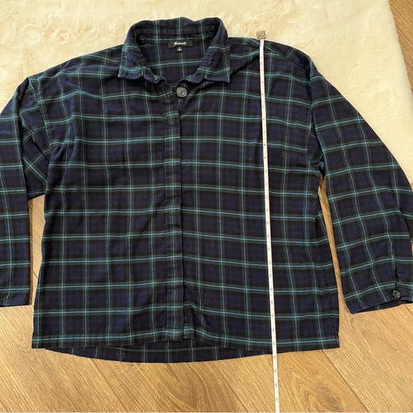 Madewell Flannel Button Down Size M - Picture 2 of 3